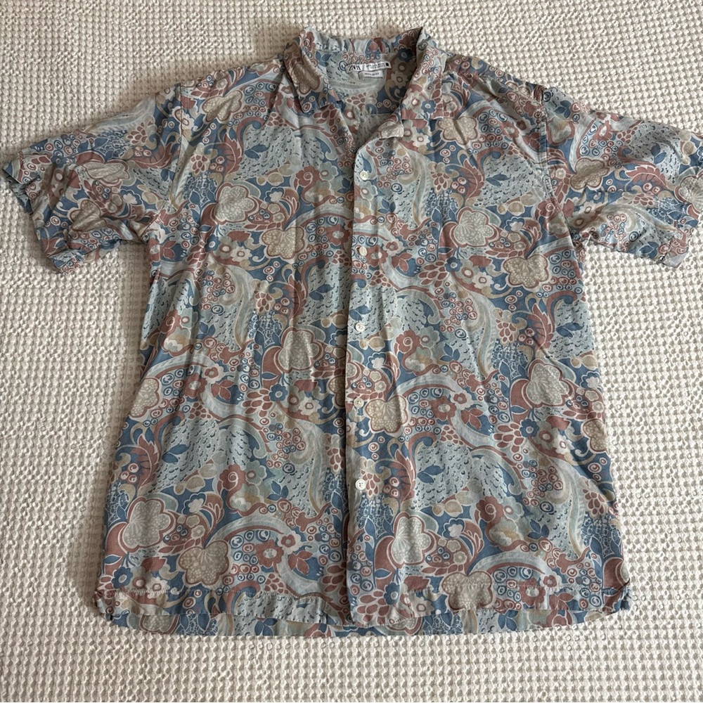 Floral ZARA Button Down
